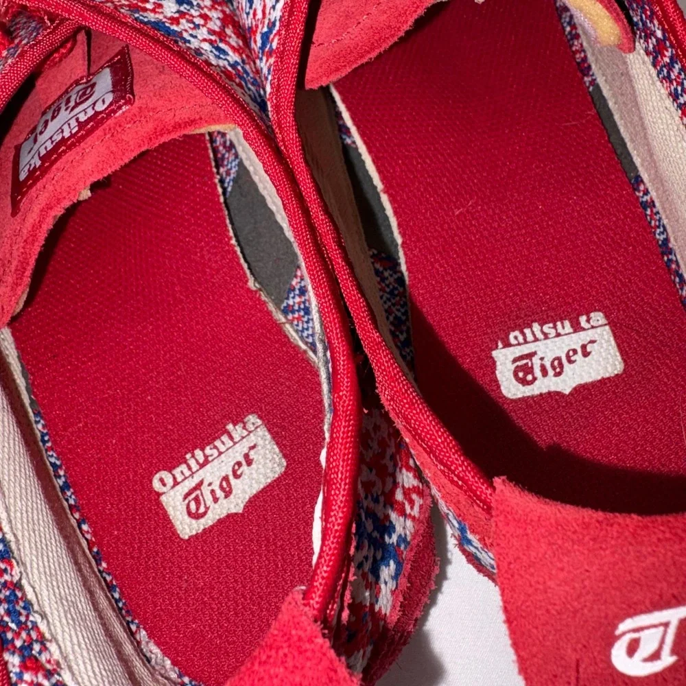 Onitsuka Tiger Mexico 66 Sneakers Mens US‎ 10 EU 44 Red White Blue Running Shoes